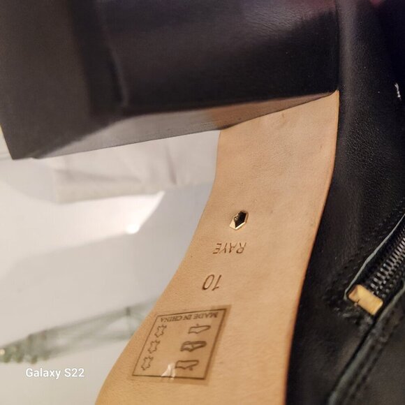 RAYE "Miles" Embroidered Black Leather boots. NIB. Size 10 - Picture 14 of 16